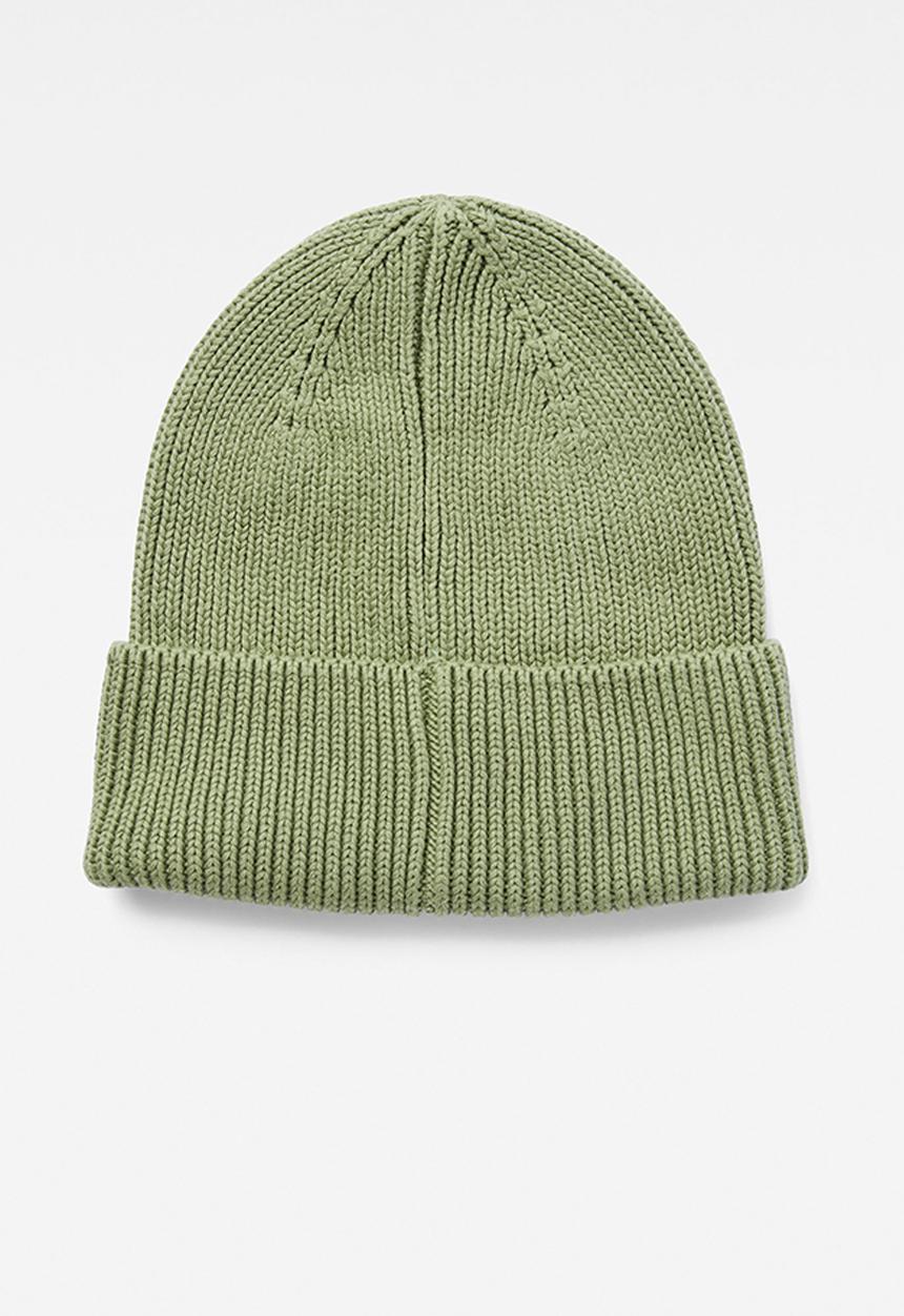 G-STAR - Effo long label beanie - light green frost
