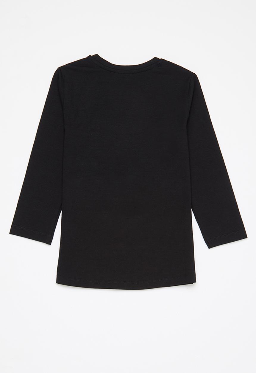 SISSY BOY - Logo top with 3/4 sleeves - black