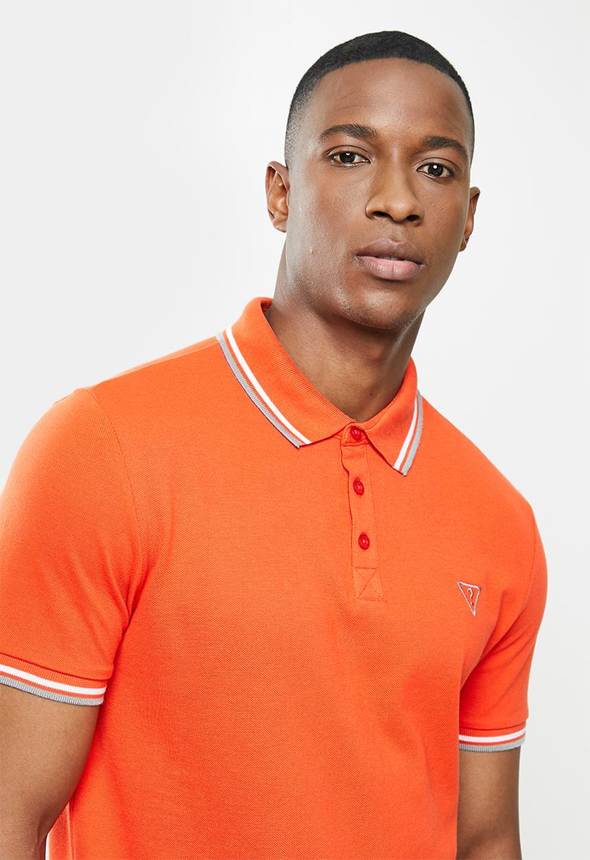 GUESS - Guess short sleeve golfer - orange