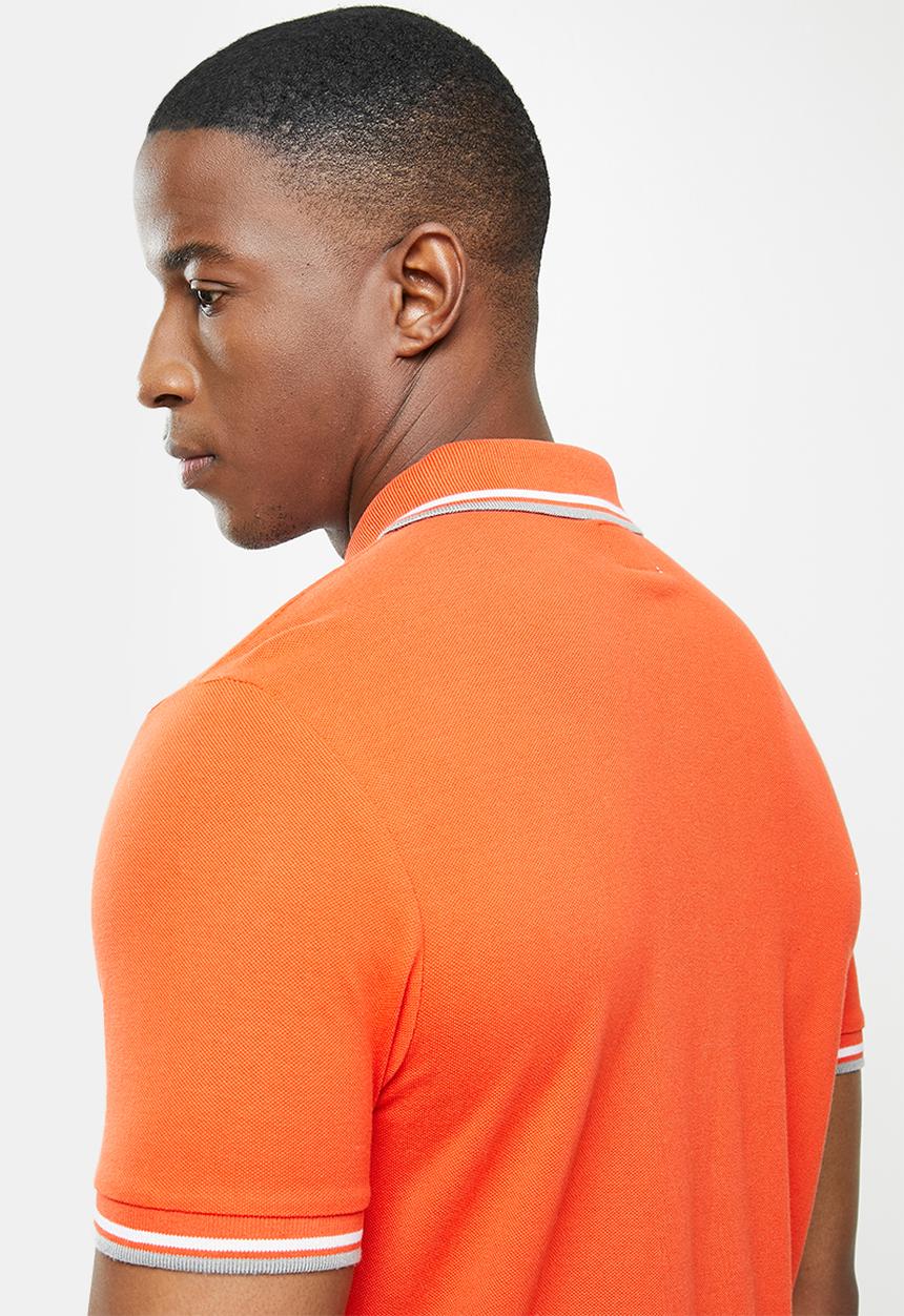 GUESS - Guess short sleeve golfer - orange