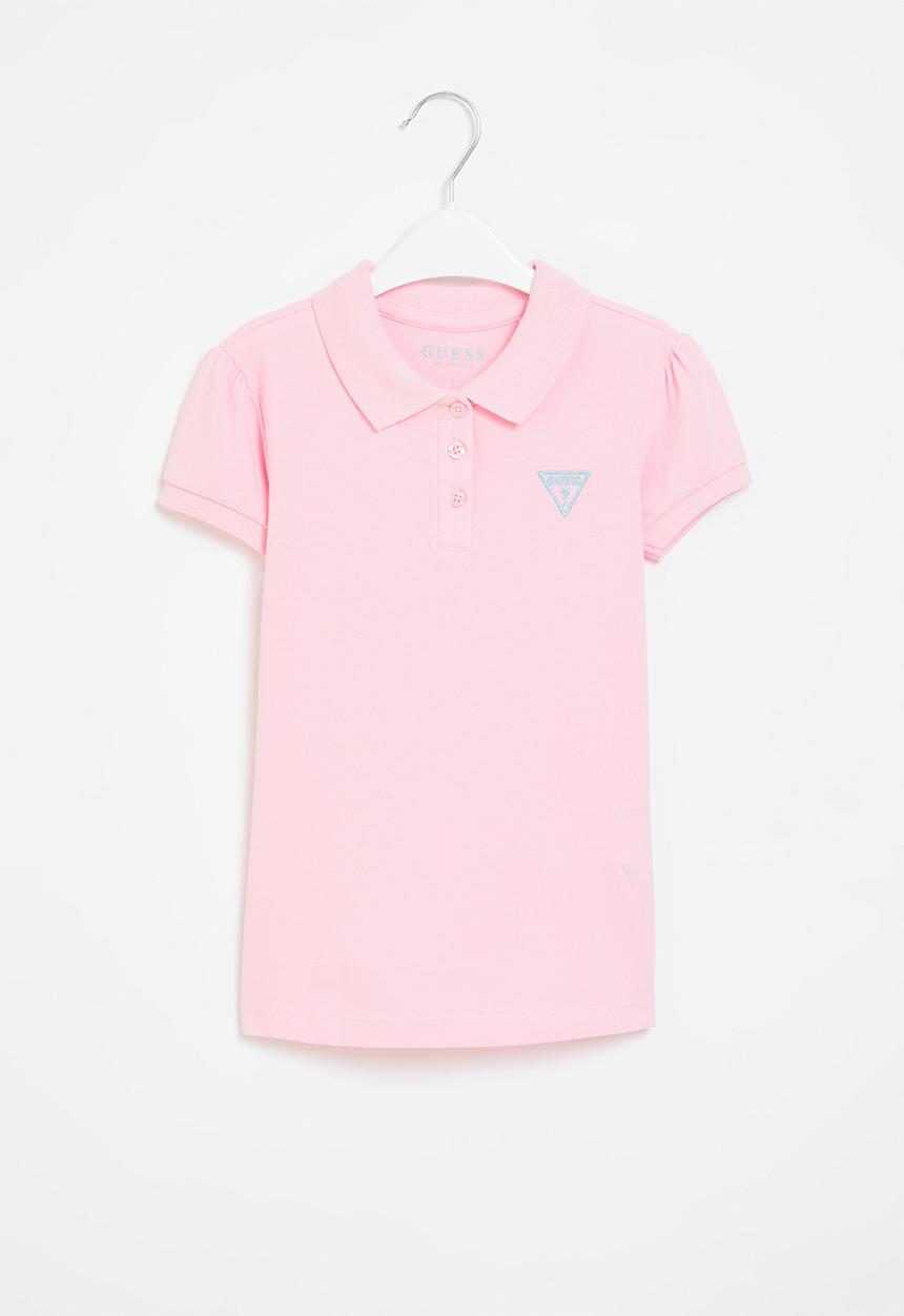 GUESS - Short sleeve classic golfer - alabaster pink
