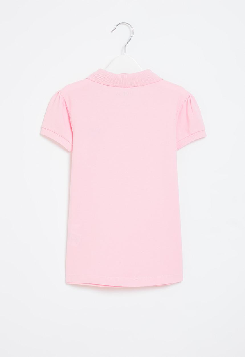 GUESS - Short sleeve classic golfer - alabaster pink