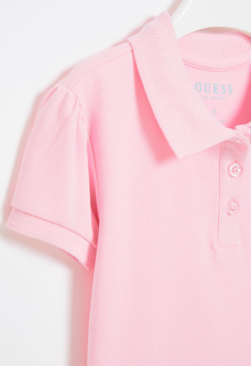 GUESS - Short sleeve classic golfer - alabaster pink