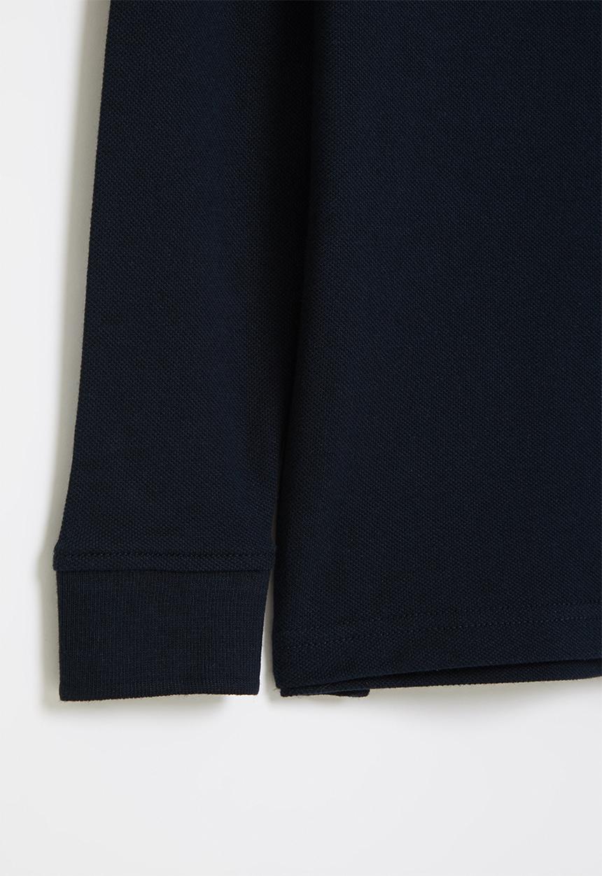 POLO - Boys classic long sleeve golfer - navy