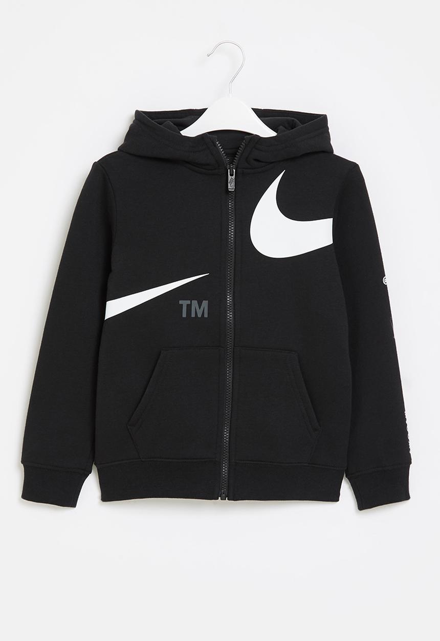 Nike - Nkb swoosh full zip hoodie - black