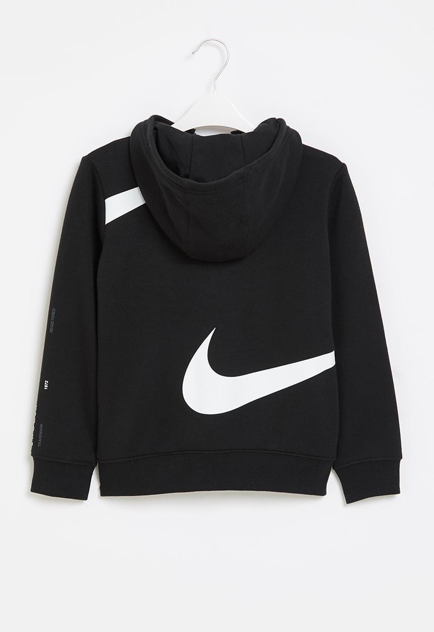 Nike - Nkb swoosh full zip hoodie - black