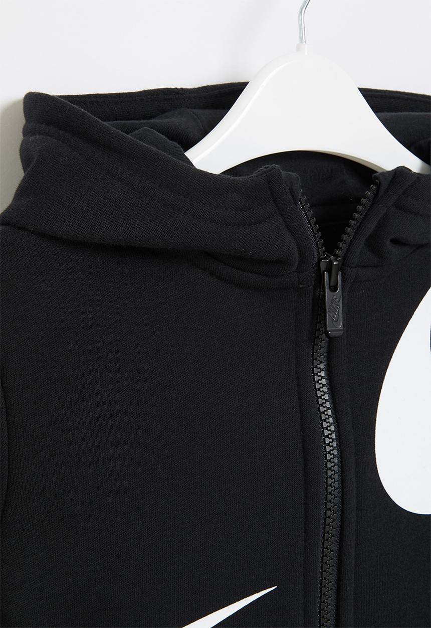 Nike - Nkb swoosh full zip hoodie - black