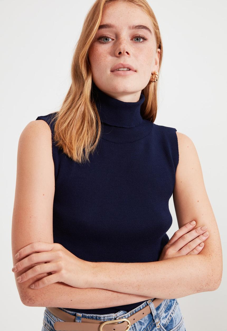 Trendyol - Knitwear - blouse - navy