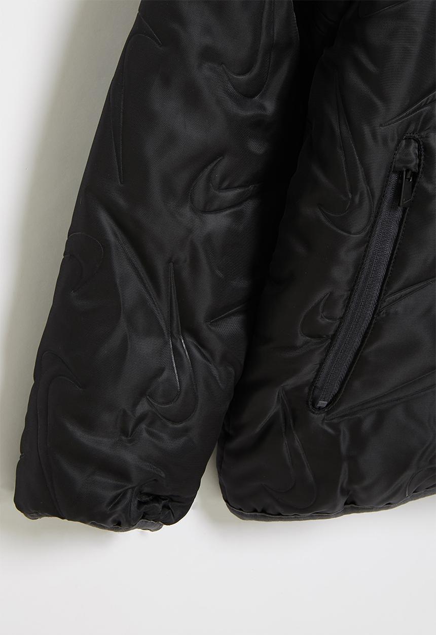 Nike - Nkn swoosh quilted puffer jckt - black