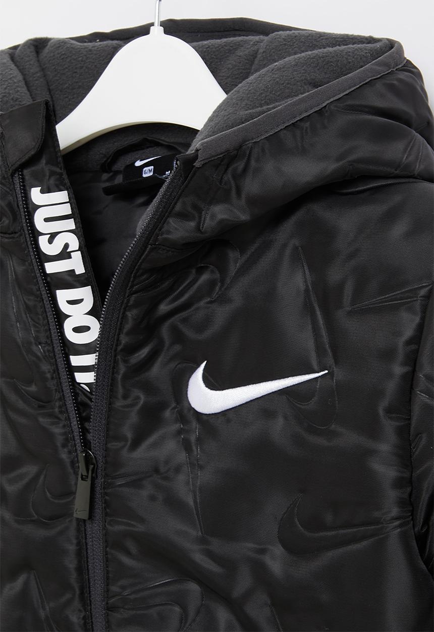 Nike - Nkn swoosh quilted puffer jckt - black