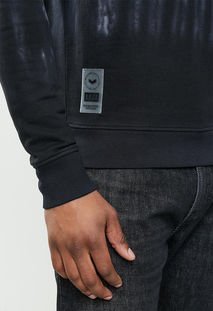 S.P.C.C - Rutledge regular fit crew neck sweat  - silver grey