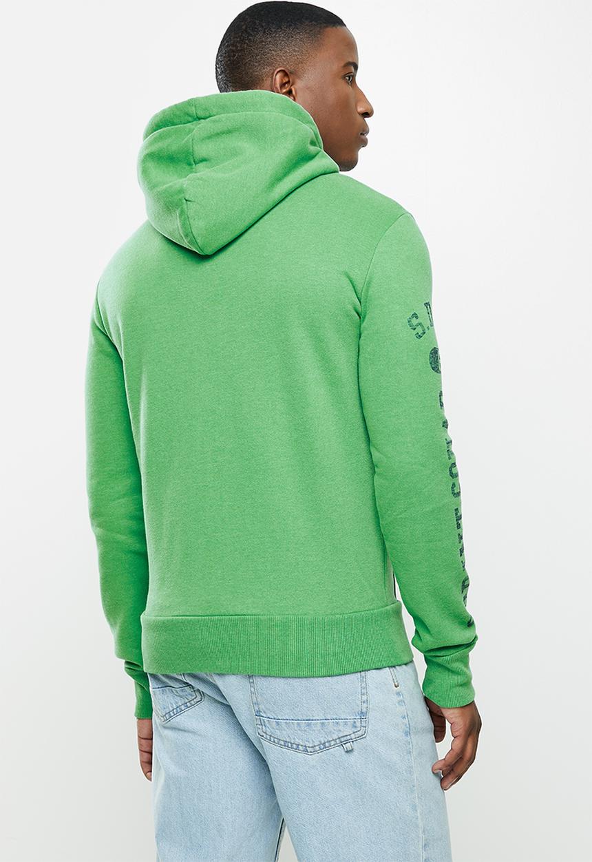 Superdry. - T&f ziphood - oregon green 