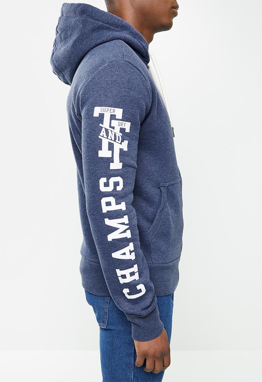 Superdry. - T&f ziphood - princedom blue 
