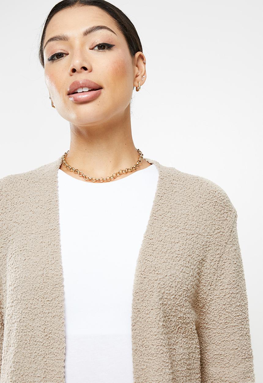 Glamorous - Maxi cardi - stone