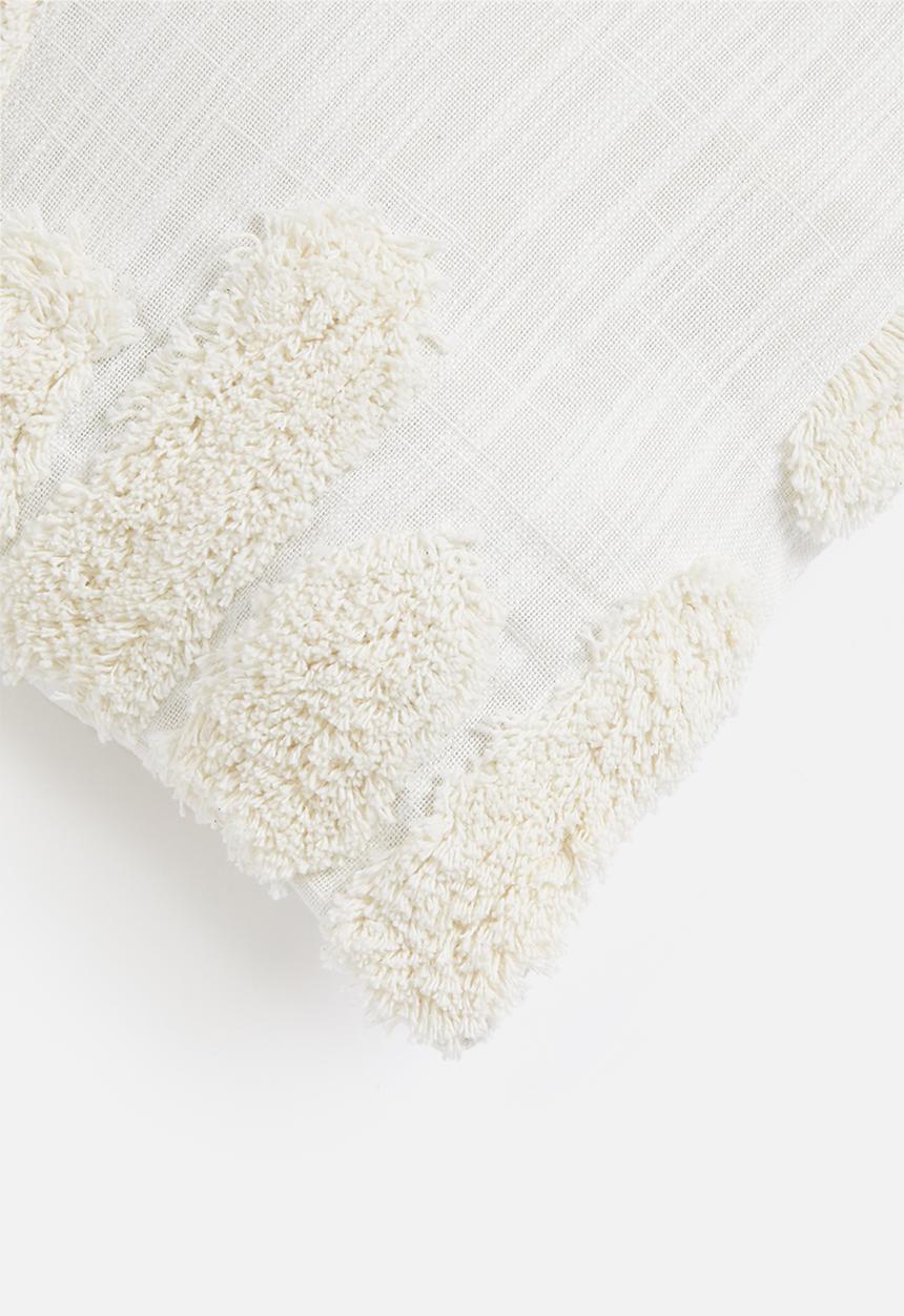 Sixth Floor - Malmo tuft cushion cover - natural