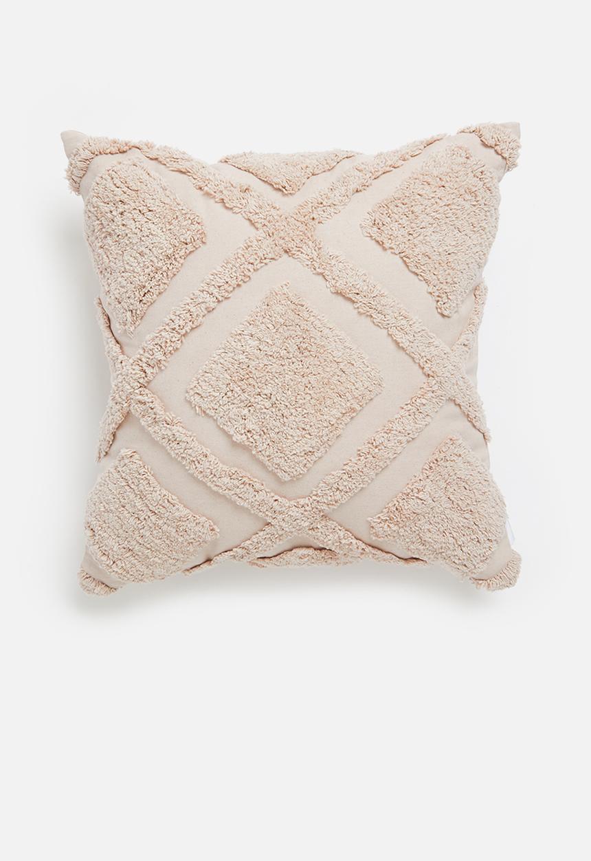 Sixth Floor - Faye tuft cushion cover - rose