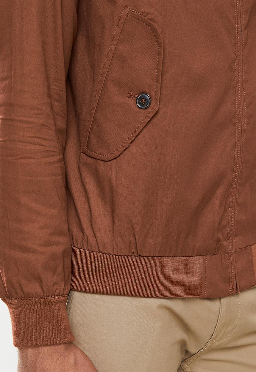 Ben Sherman - Signature harrington jacket - brick red