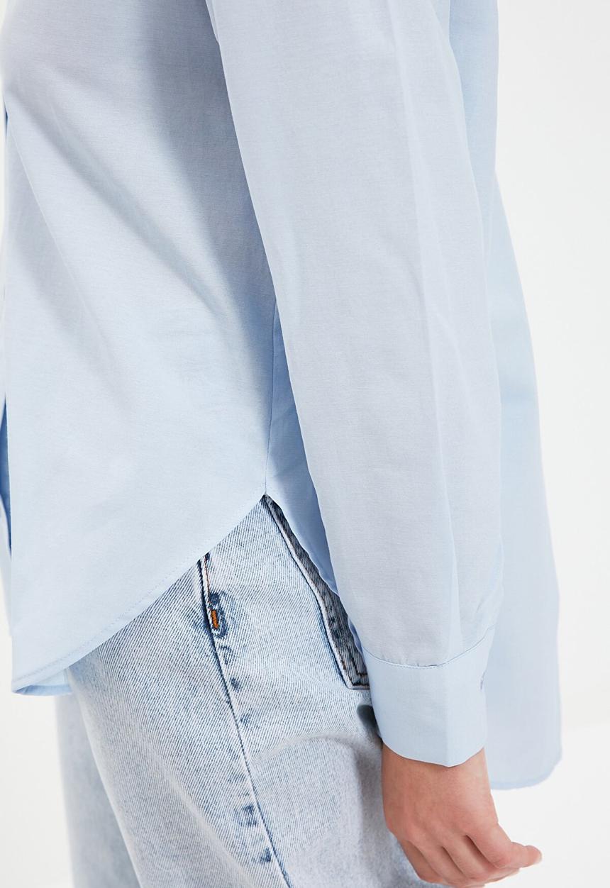 Trendyol - Loose fit shirt  - blue