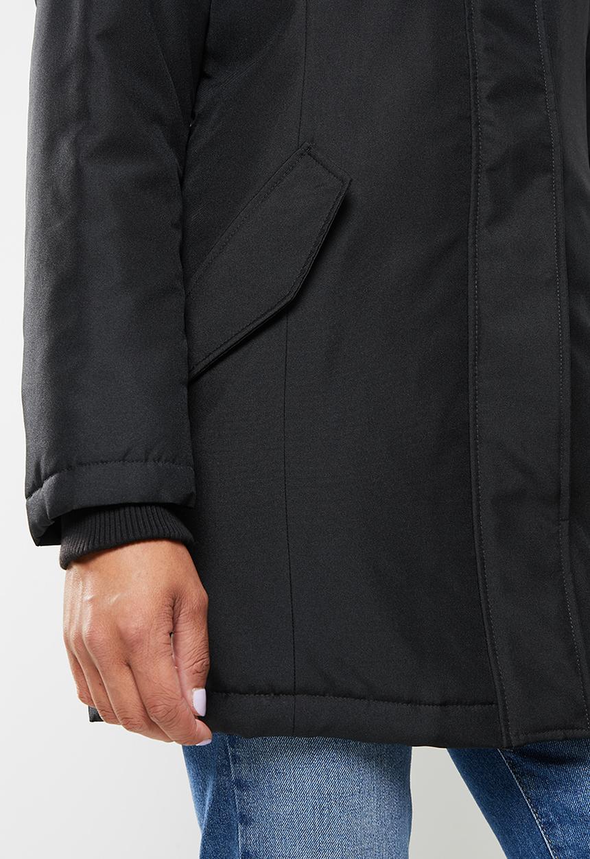 ONLY - Katy parka coat - black