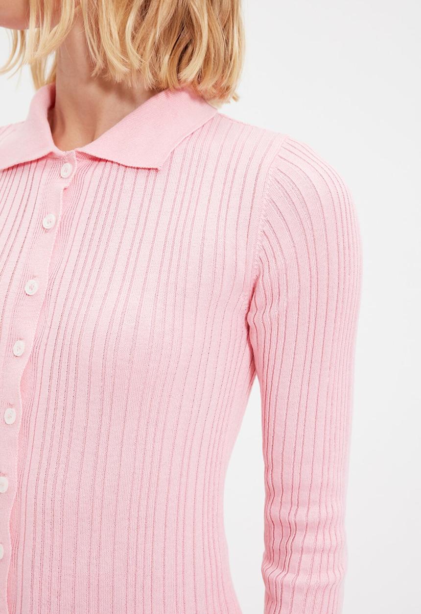 Trendyol - Knitwear cardigan - pink