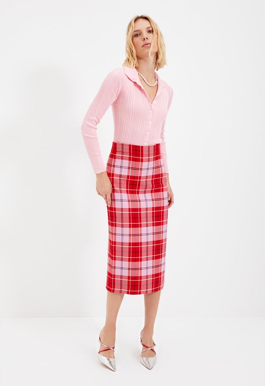 Trendyol - Knitwear cardigan - pink