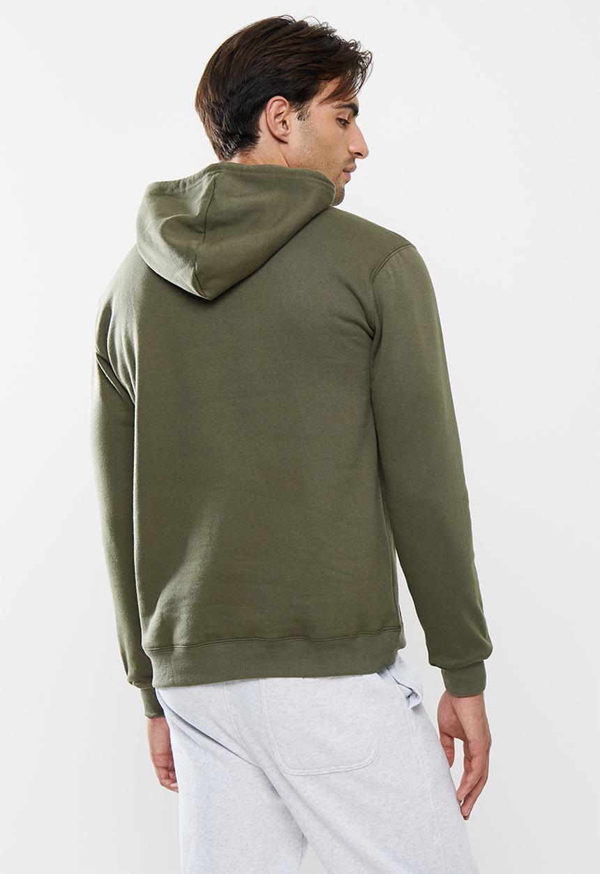 Cotton On - Graphic fleece pullover - military & stockholm sessions