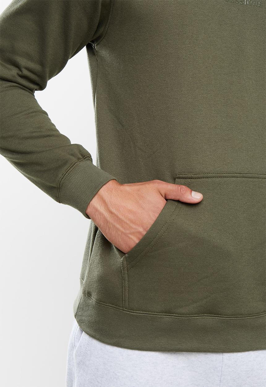 Cotton On - Graphic fleece pullover - military & stockholm sessions