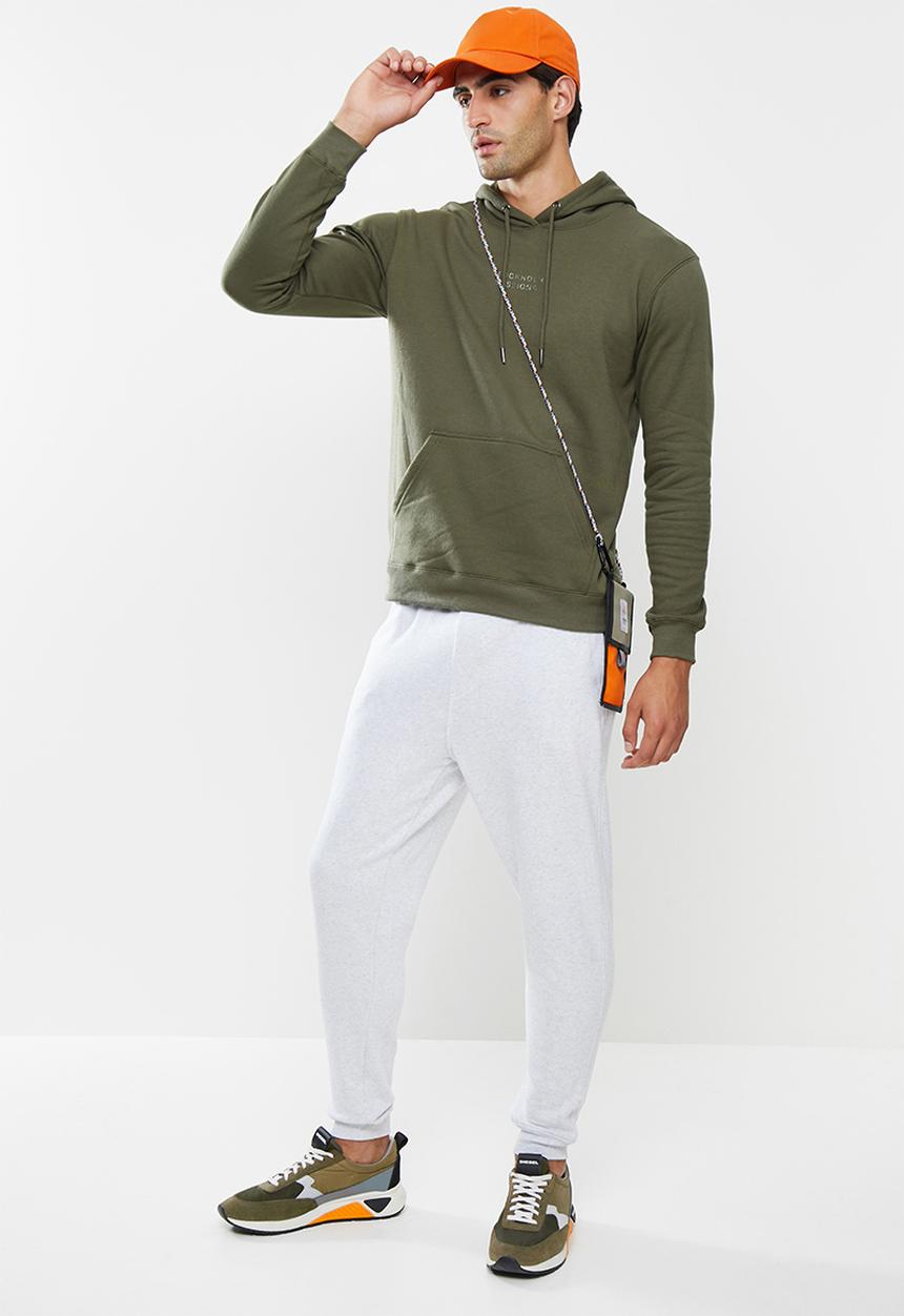 Cotton On - Graphic fleece pullover - military & stockholm sessions