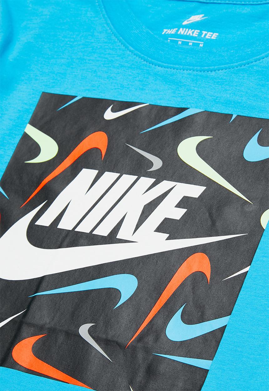 Nike - Nkb print hook tee - blue