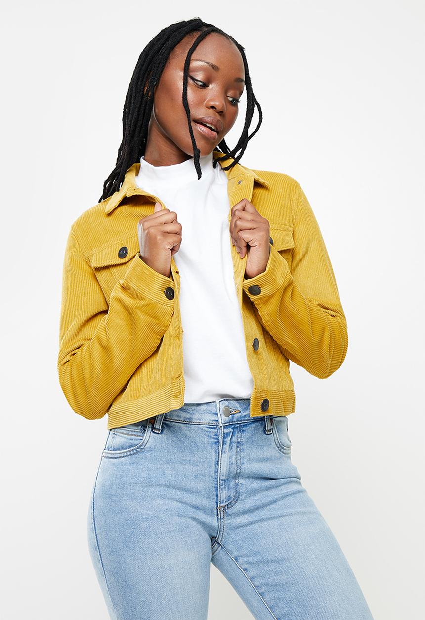 Cotton On - Light weight cord trucker jacket - champagne sparkle