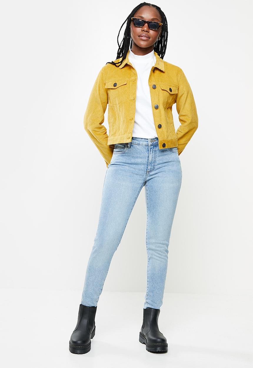 Cotton On - Light weight cord trucker jacket - champagne sparkle