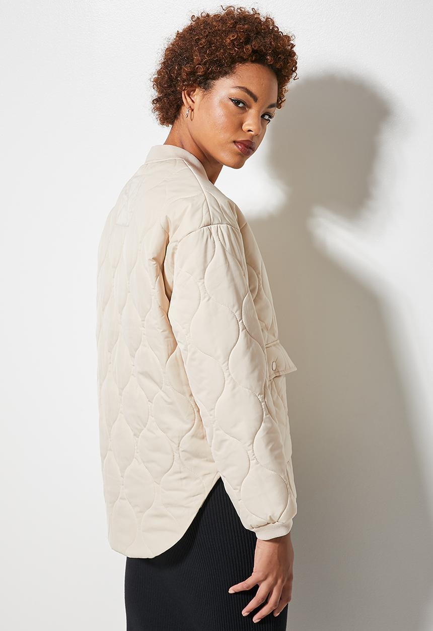 Superbalist - Quilted puffer - stone