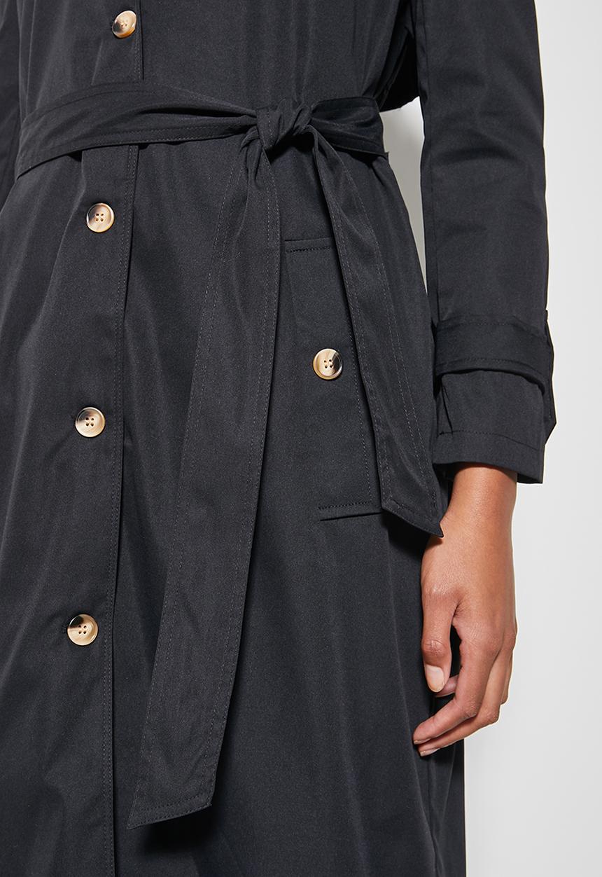 Superbalist - Trench coat - black