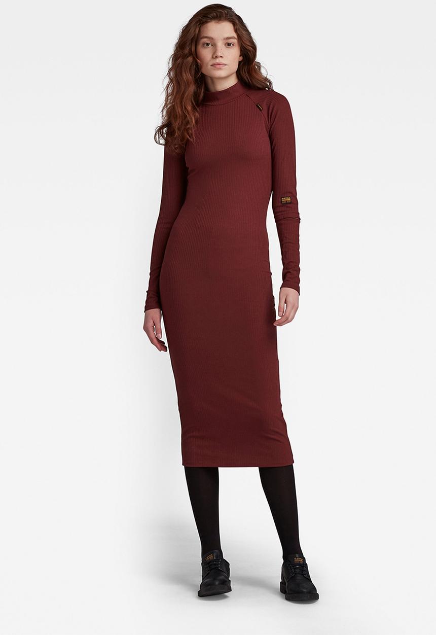 G-STAR - Slim rib hidden pocket dress - paccio