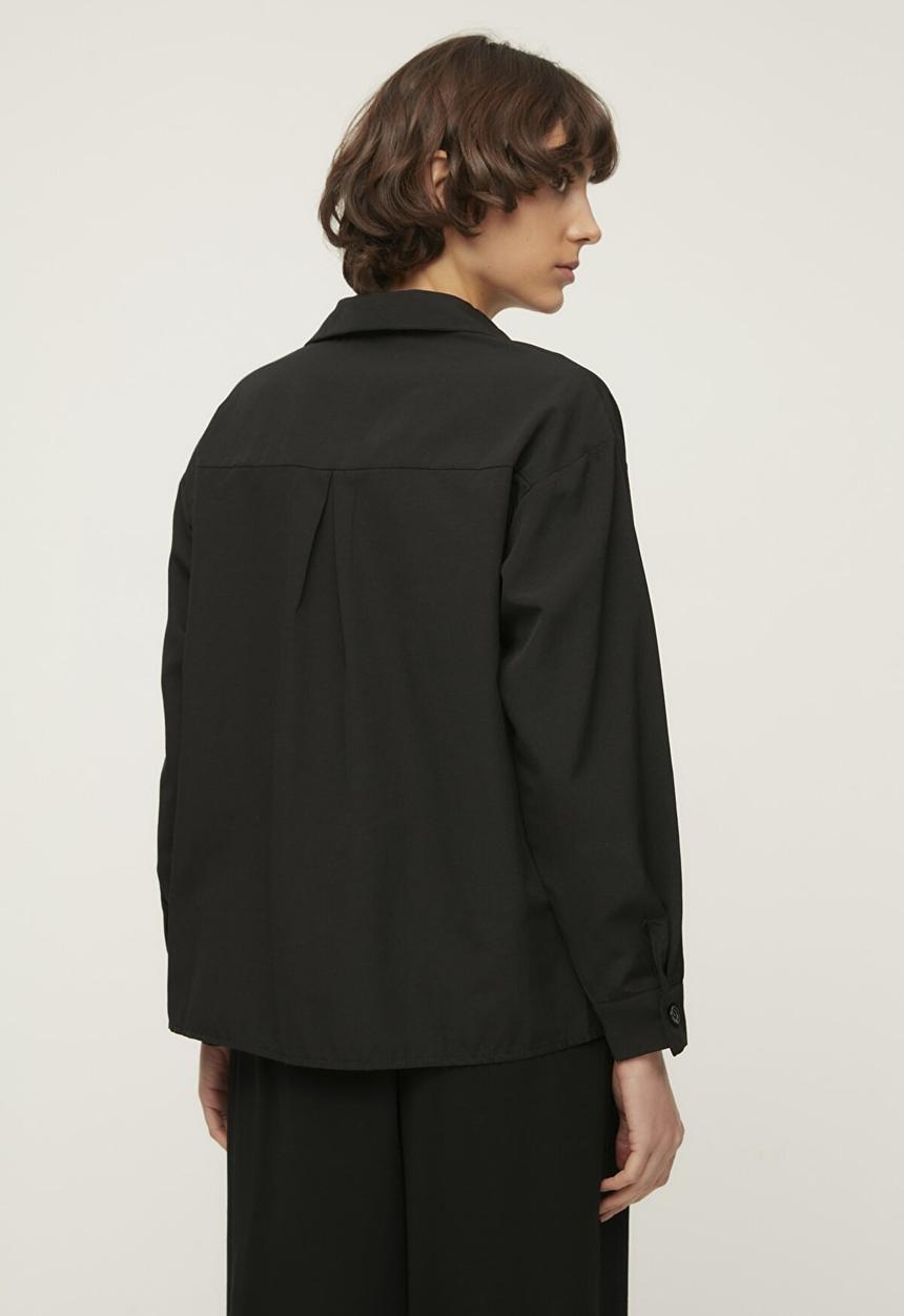 Trendyol - Color block shirt - black & stone