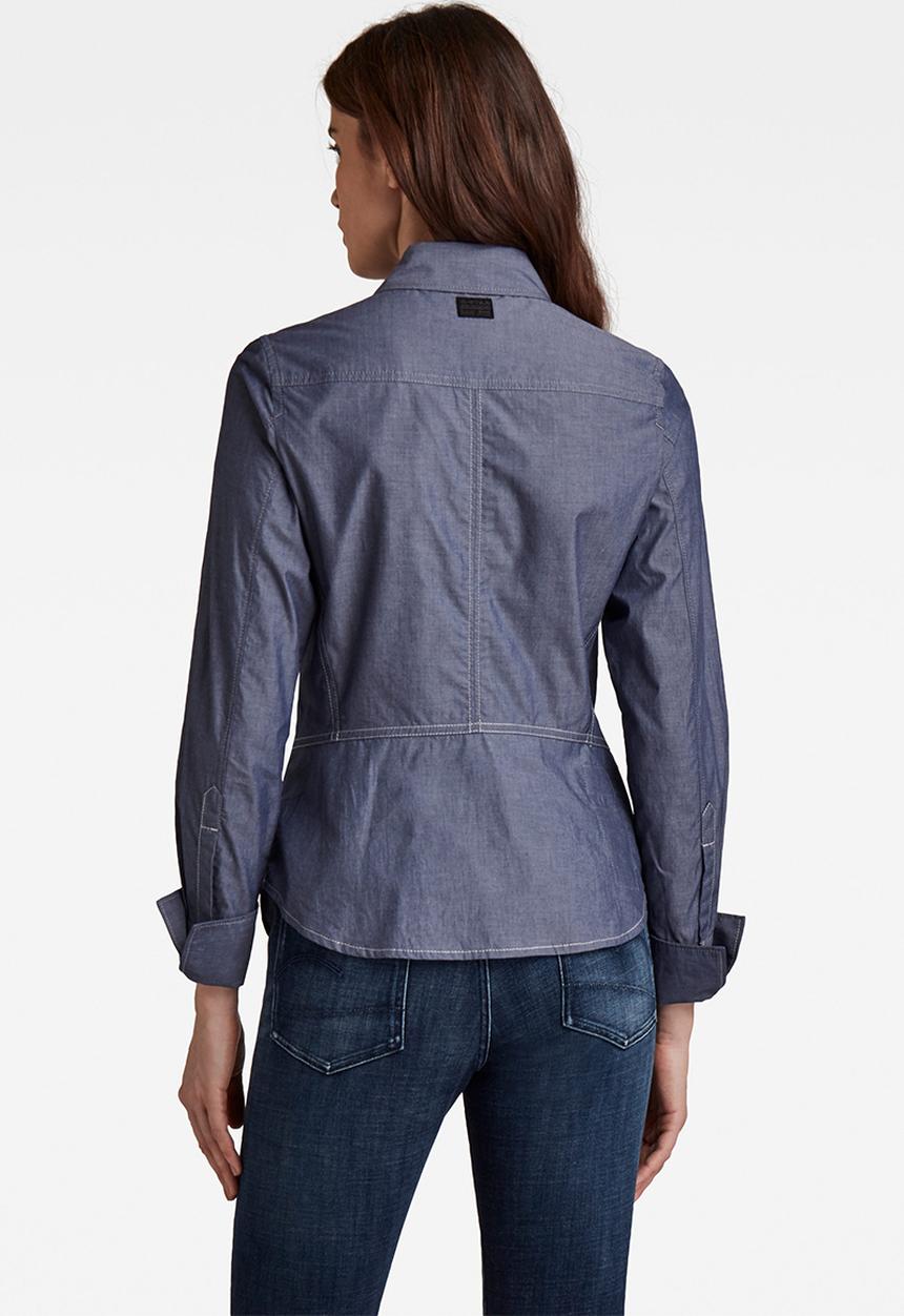 G-STAR - Kick back shirt - servant blue
