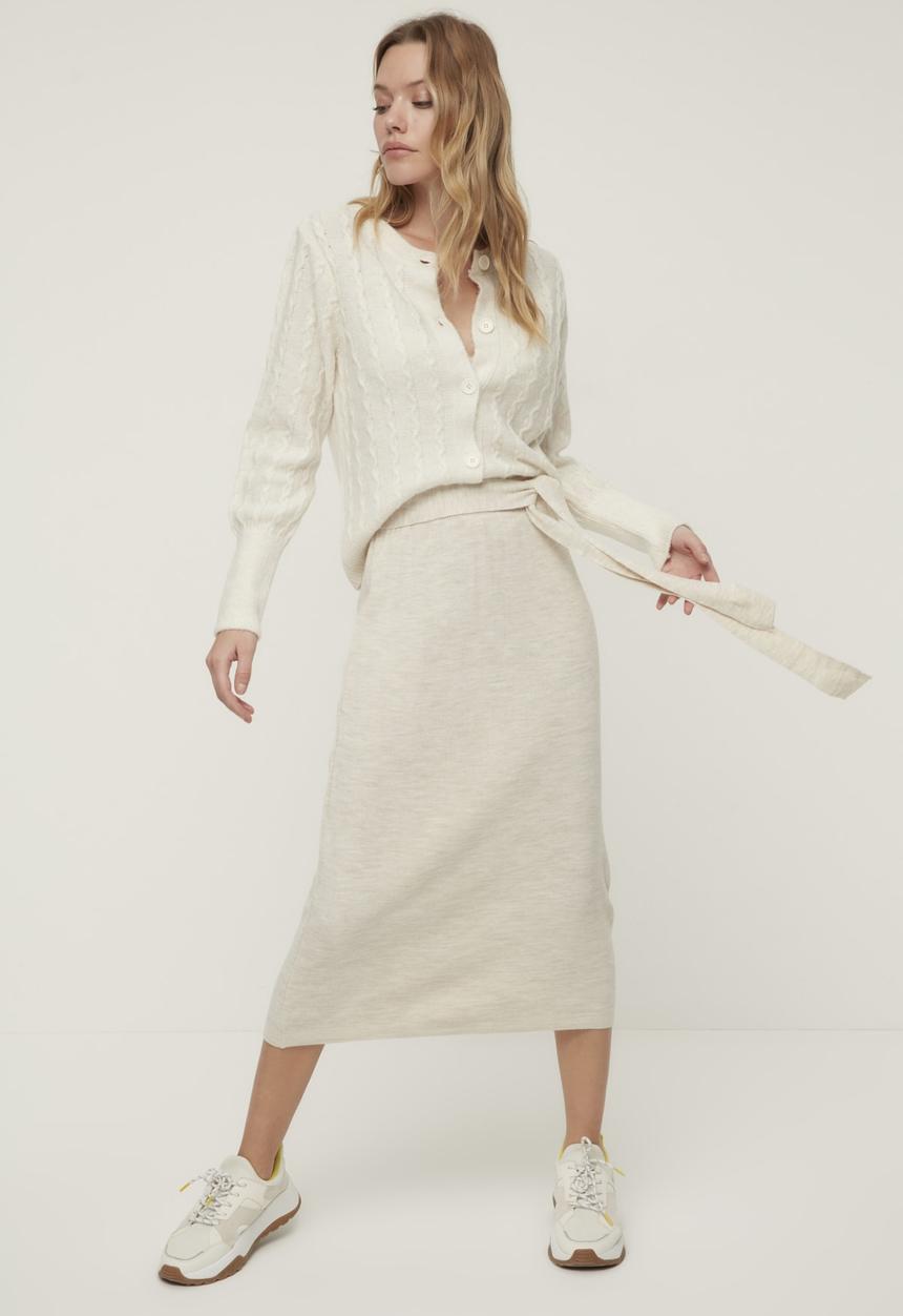 Trendyol - Baglama knitwear skirt - stone