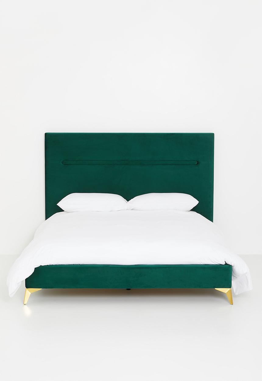 Sixth Floor - Retro bed - emerald green 
