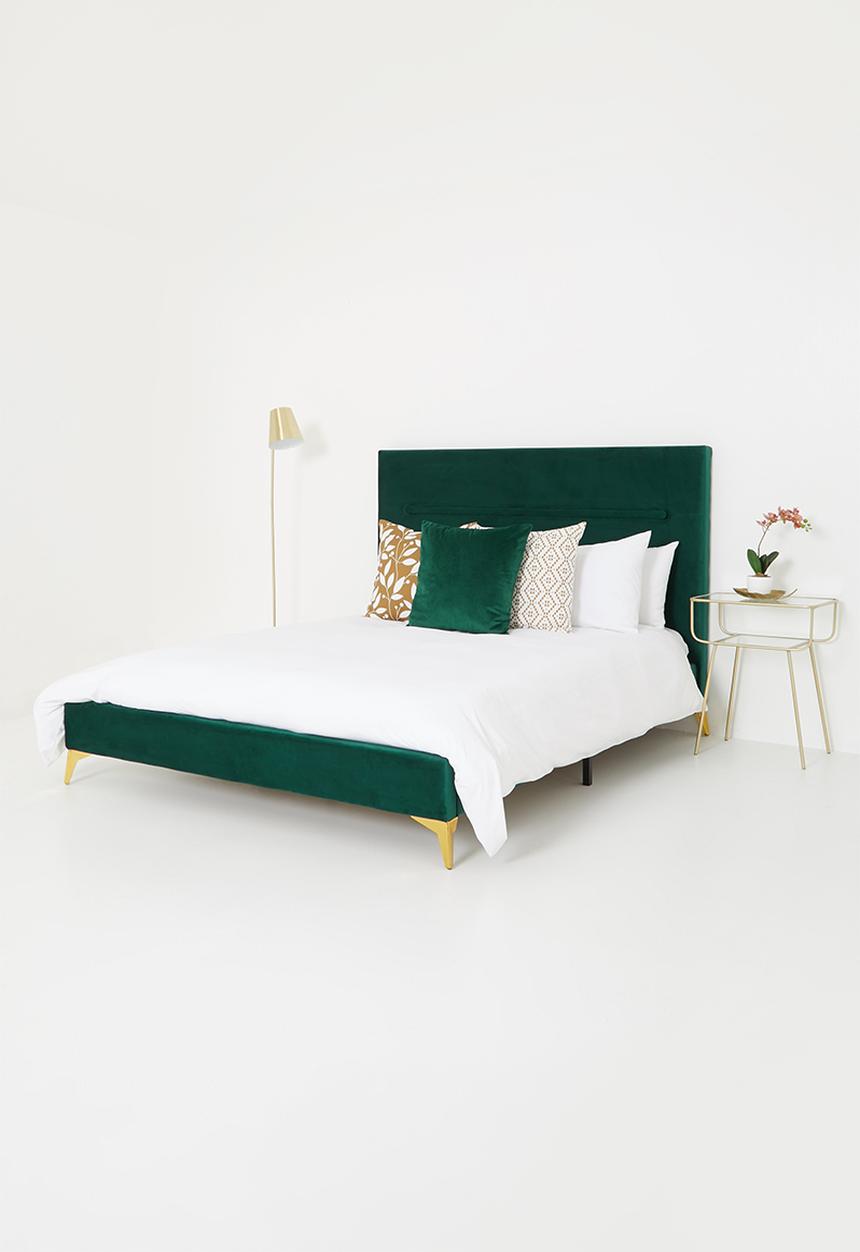 Sixth Floor - Retro bed - emerald green 