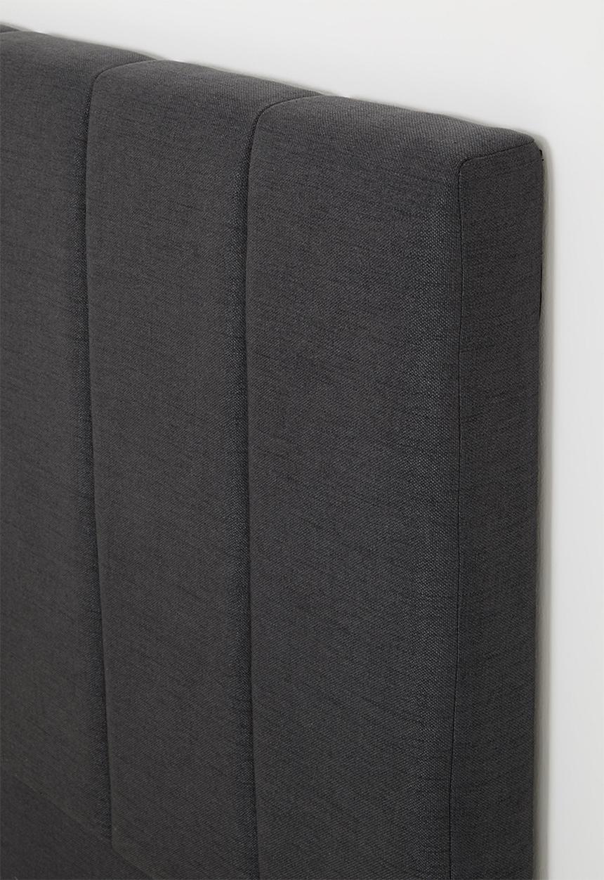 Sixth Floor - Toro upholstered bed & headboard - grey