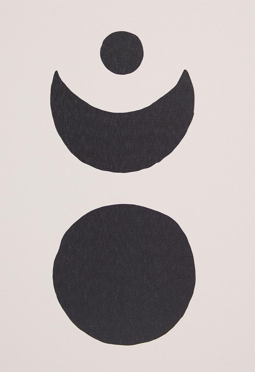 Sixth Floor - Phases of the moon wall art - set of 2