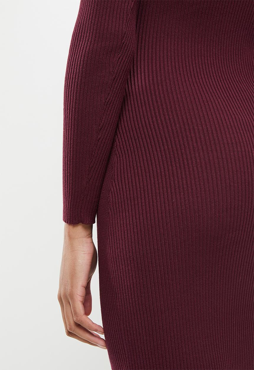 Glamorous - Dress - burgundy (plum)