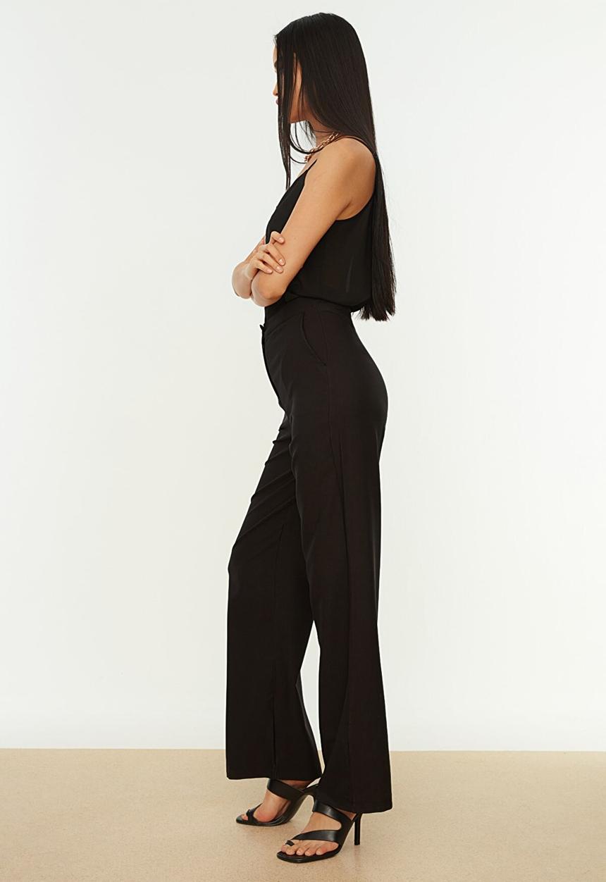 Trendyol - Basic trousers - black