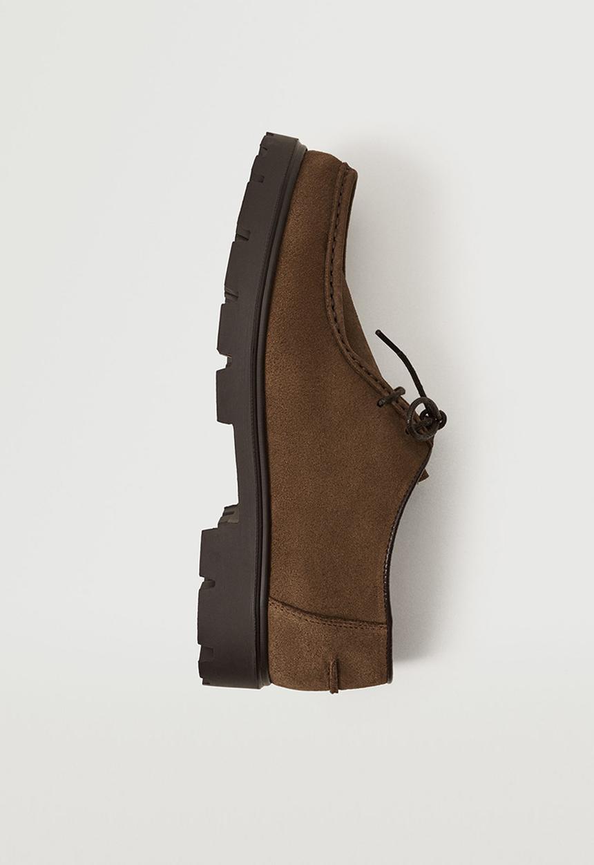MANGO - Shoes wallabee - brown