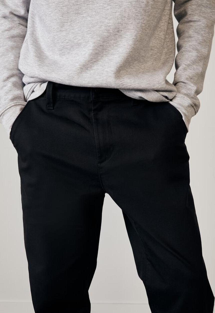 Factorie - Relaxed fit chino - black