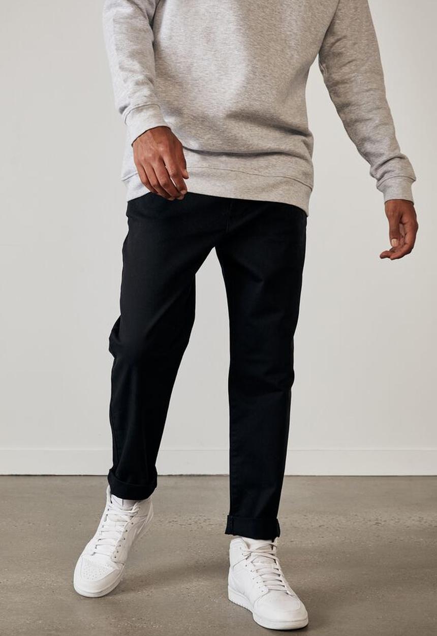 Factorie - Relaxed fit chino - black