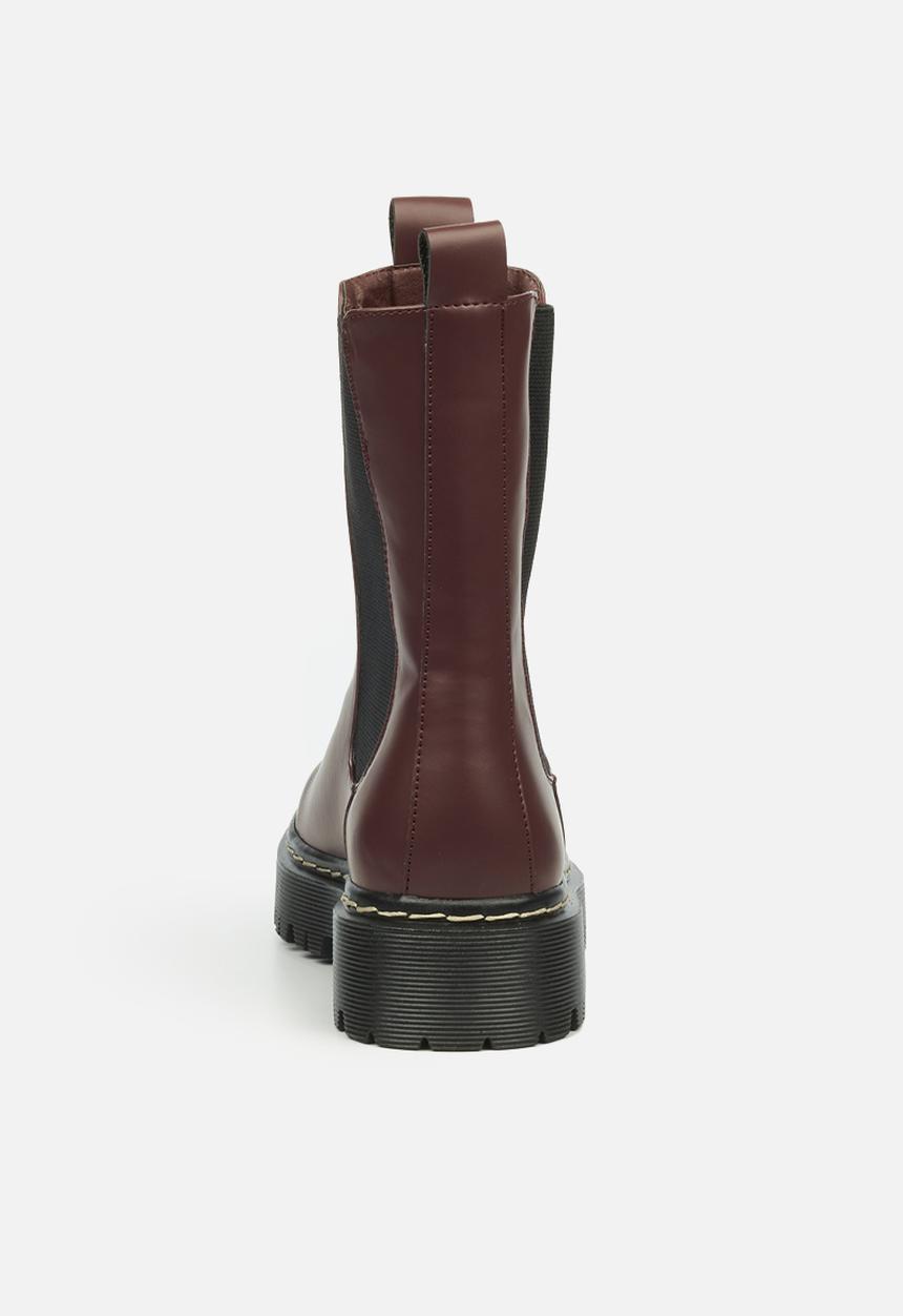 Miss Black - Nirvana2 chelsea boot - burgundy