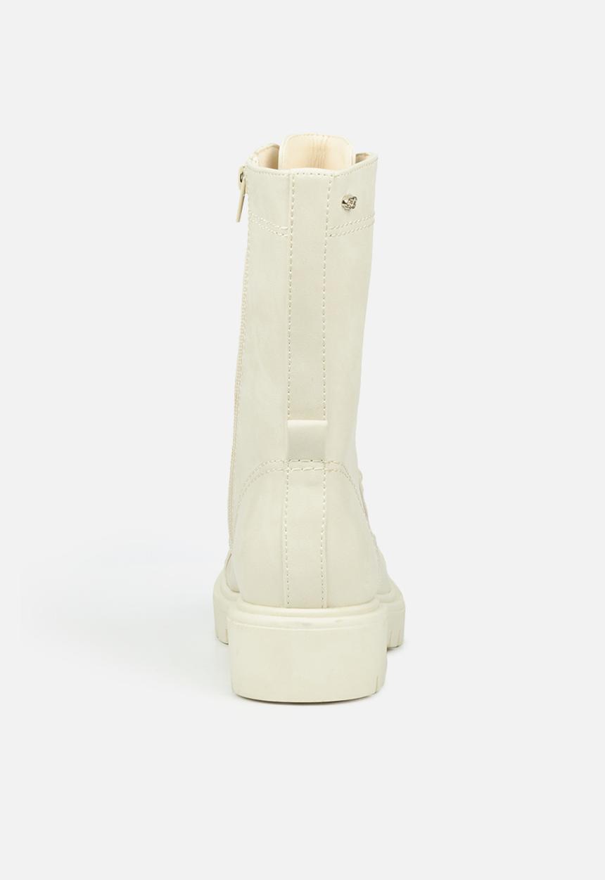 Miss Black - Persian1 lace-up boot - bone