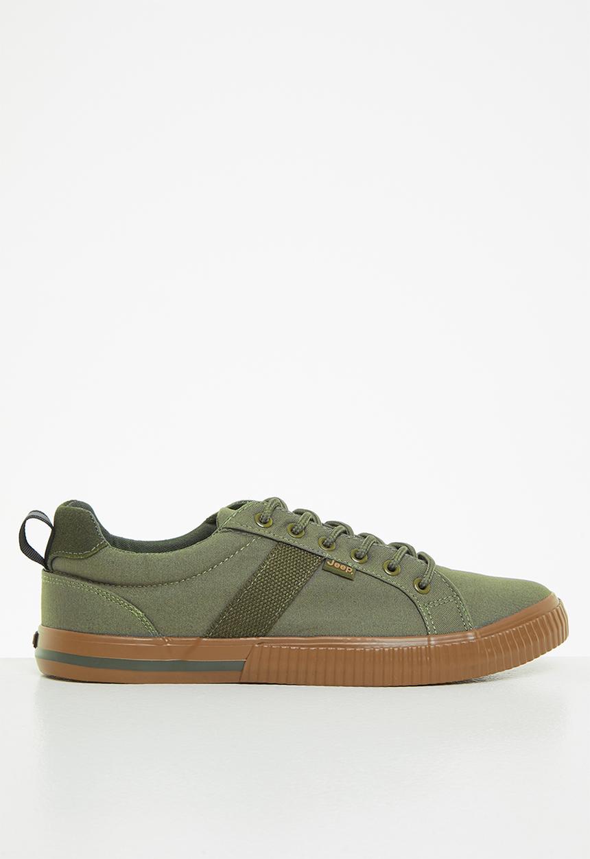 JEEP - Peg canvas sneaker - khaki