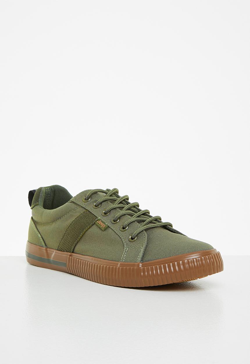 JEEP - Peg canvas sneaker - khaki